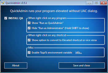 QuickAdmin screenshot 3