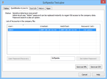 QuickBooks Forensics screenshot 3