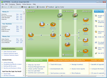 QuickBooks Simple Start screenshot