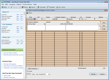 QuickBooks Simple Start screenshot 8