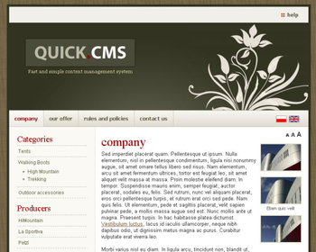 Quick.Cms.Lite screenshot