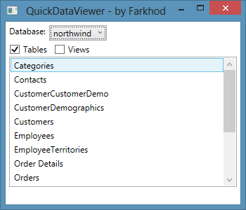 QuickDataViewer screenshot