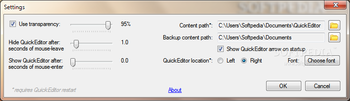 QuickEditor screenshot 2