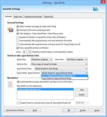 Quickfile for Outlook screenshot 5