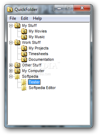 QuickFolder screenshot 2