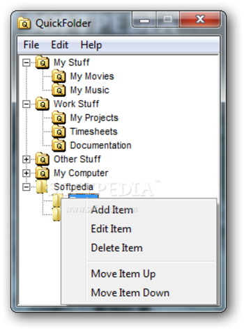 QuickFolder screenshot 3