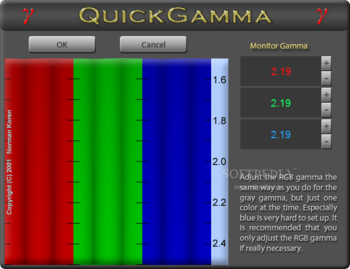 QuickGamma screenshot 2