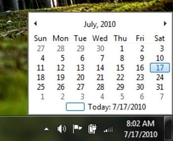 QuickMonth Calendar screenshot