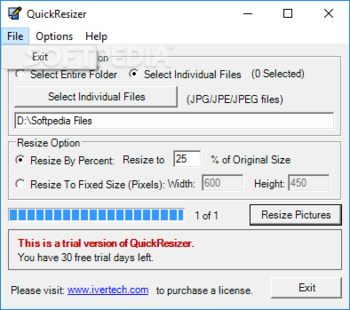 QuickResizer screenshot 2