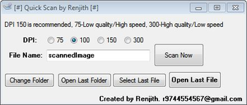 QuickScan Portable screenshot