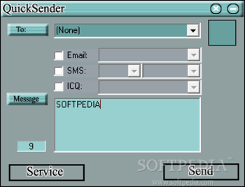 QuickSender screenshot