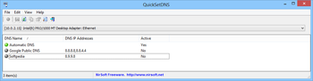 QuickSetDNS screenshot