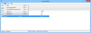 QuickSetDNS screenshot 3