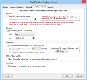 QuickShadow Backup screenshot 6