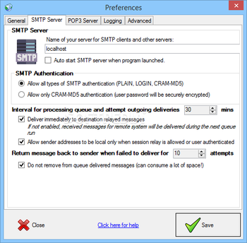 quickSMTP screenshot 9