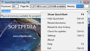 QuickStart screenshot