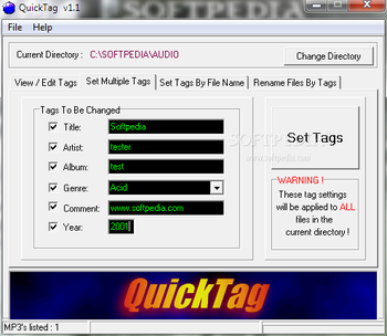 QuickTag screenshot 2