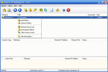 QuickTFTP Desktop Pro screenshot