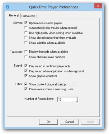 QuickTime Player for Windows screenshot 6
