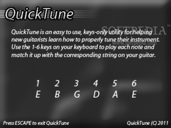 QuickTune screenshot