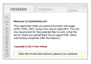 QuickWebLock screenshot