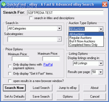 QuickyFind - eBay screenshot 2