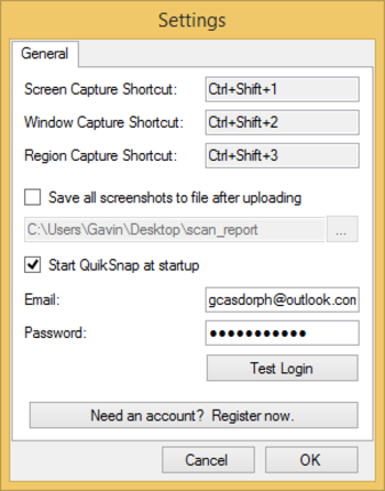 QuikSnap screenshot
