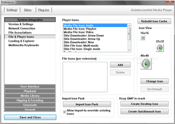 Quintessential Media Player nLite Addon screenshot 3