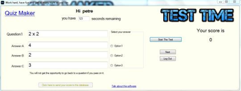 Quiz Making Software screenshot