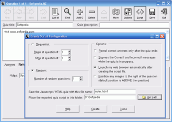 Quiz Script Creator screenshot 2