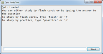 Quiz Study Tool screenshot