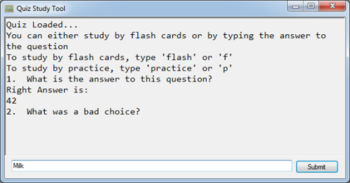 Quiz Study Tool screenshot 2