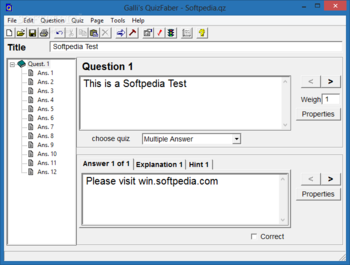 QuizFaber screenshot