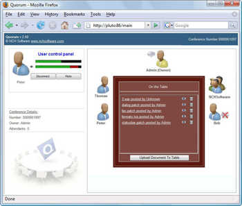 Quorum Conference Server screenshot
