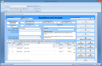 Quotations and Invoices screenshot 2
