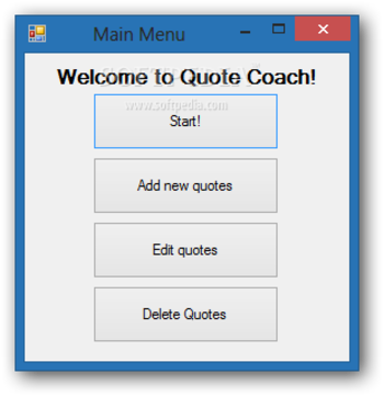 QuoteCoach screenshot