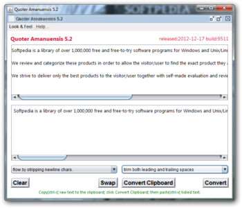 Quoter Amanuensis screenshot