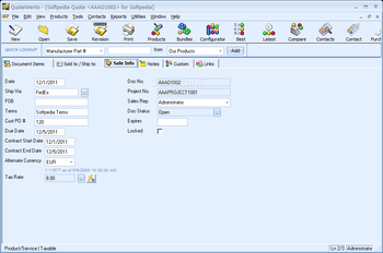 QuoteWerks Corporate Edition screenshot 3