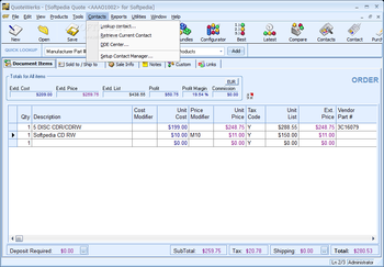 QuoteWerks Corporate Edition screenshot 8