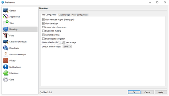 QupZilla screenshot 13