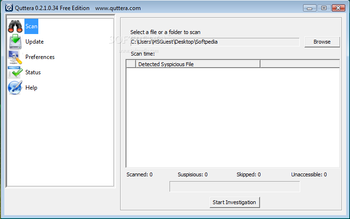 Quttera screenshot