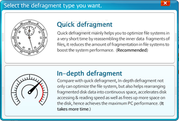 QuuSoft Disk Defrag screenshot 2