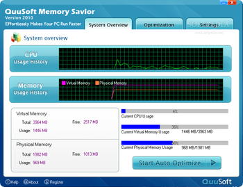 QuuSoft Memory Savior screenshot