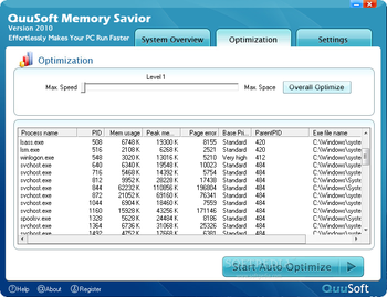 QuuSoft Memory Savior screenshot 2