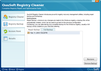 QuuSoft Registry Cleaner screenshot 3
