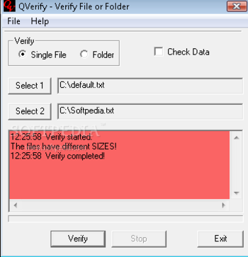 QVerify screenshot 2