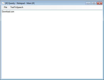 Qwerty - Notepad screenshot