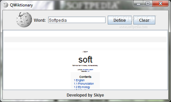 QWiktionary screenshot