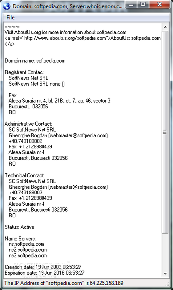 Qytec Domain-IP Locator screenshot 2