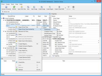 R-Studio Data Recovery Software screenshot